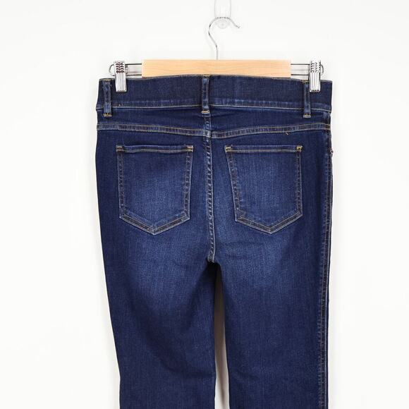 SPANX Flare Jeans Midnight Shade Blue Wash Pull On Stretch Jeans Size Small - Picture 8 of 8